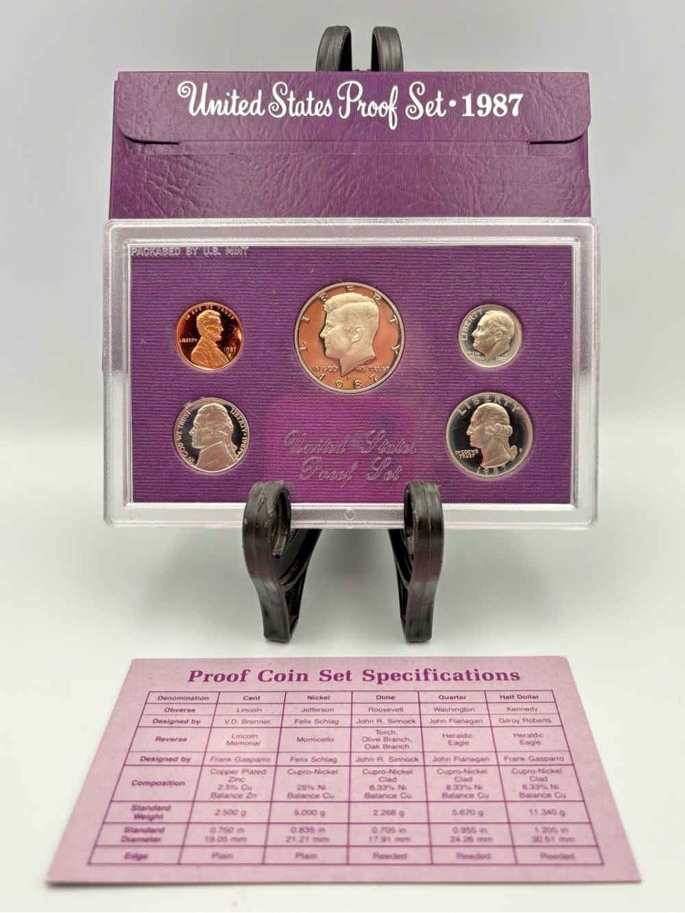 1987 United States Proof Set Uncirculated with Original Packaging - Great Gift! - Picture 15 of 15